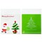 Wrapables Transparent Self-Adhesive 4" x 4" Candy and Cookie Bags, Favor Treat Bags for Christmas Parties and Holidays (200pcs)